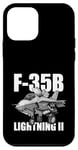 Coque pour iPhone 12 mini F-35B Dessin animé amusant avions de chasse militaire