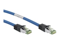 Goobay - Koblingskabel - Rj-45 (Hann) Til Rj-45 (Hann) - 25 Cm - Sftp, Pimf - Cat 8.1 - Halogenfri, Uten Hindringer, Flertrådet - Blå