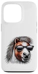 Coque pour iPhone 13 Pro Shetland Pony s Funny Shetland avec attitude