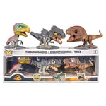 POP Jurassic World: Dominion - Therizinosaurus, Giganotosaurus & T-Rex Vinyl Figure 3-Pack