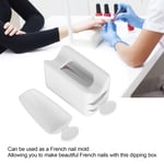 3Pcs/Set Nail Glitter Recycling Case French Manicure Dipping Tray Manicure XTT