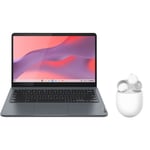 PC Portable Chromebook Plus Lenovo IdeaPad 3 14IAN8 14'' FHD - i3 N305 - 8 Go - 128 Go - Chrome OS + Google Pixel Buds A-Series