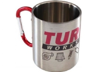 TurboWorks metallmugg 300 ml silver TurboWorks