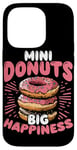 Coque pour iPhone 14 Pro Mini beignets, Big Happiness Mini Donuts