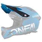 O'Neal Ersatz Schirm Warp Blocker Visier Helm Ersatzteil MTB Enduro All Mountain Fahrrad, 0615-91, Farbe Blau