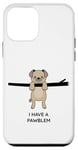 Coque pour iPhone 12 mini Cute Puppy I Have a Problem Tail Arbre Queue Patte Drôle Chiot