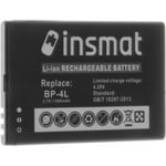 Insmat Li-Ion -batteri Nokia BP-4L, 1500mAh