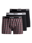 BOSS Logo Waistband Boxer Briefs, Pack of 3, Open Miscellaneous