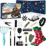 IZoeL Advent Calendar 2024 Men Tools Sets Adult Advent Calendar for Men Tool Kit