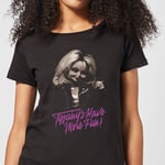 Chucky Tiffanys Have More Fun Women's T-Shirt - Black - 3XL