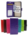 Crazy Horse Wallet Asus Zenfone 9 5G (Svart)