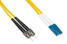 LINK LKLCST901 Fiber Optic Cable LC to ST Single Mode Duplex UPC MT.1