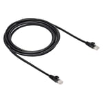 Amazon Basics Câble réseau Internet Ethernet Gigabit Cat-6 RJ45 - 3 m, lot de 1, Noir