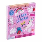 Learn To Draw Books Kids Art Drawing Colouring Rainbow Fairy Girl Floss Rock 3+