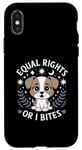 Coque pour iPhone X/XS Anti Patriarchy Equal Rights Or I Bites Feminist