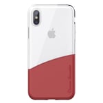 Nillkin Half Case - Deksel - iPhone X/Xs - Röd