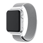 Apple Watch 7/8/9 41mm etc Milanese Klockarmband - Silver