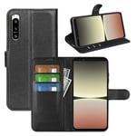 Sony Xperia 5 Iv      Pu Wallet Case    [Black]