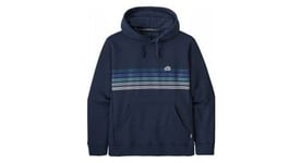 Sweat patagonia line logo ridge stripe uprisal hoody bleu