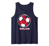 England Euro Football Shadow Tank Top