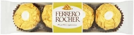 3 x Ferrero Rocher Chocolate Pralines Treat Pack 4 Pieces (50g) Twisty & Tasty