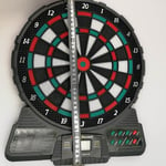 Electronic Darts Board Set 12.2x14.6x1.0inch Darts Board Set Automatic Scoring