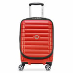 Delsey Paris Shadow 5.0 trolley cabine 4 roulettes 55 cm compartiment ordinateur portable avec soufflet d'extension intensives rot (TAS012338)