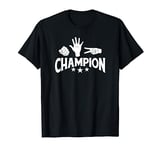 Rock Paper Scissors Champion | Master Supreme Joke Novelty T-Shirt