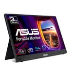 ASUS ZenScreen MB16AHG – Ecran PC Portable 15,6", FHD 1920 x 1080, Télétravail, IPS, 144Hz, USB-C, Mini-HDMI, Freesync Premium, Pied Ergonomique, Filtres lumière Bleu, pour Notebook et Console