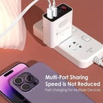 45W USB C Laturi Pistoke Pikalataus Laite Adapteri IPhonelle ja Androidille