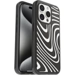 OtterBox Symmetry Clear MagSafe Case for Apple iPhone 15 Pro, Shockproof, Drop proof, Protective Thin Case, 3x Tested to Military Standard, Midnight Swirl