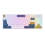 Wireless Mechanical Keyboard Royal Kludge Rk89 Rgb, Lemon Switch (whi