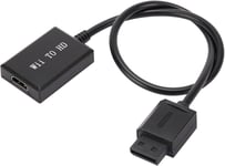 Adaptateur Wii vers HDMI, pour convertisseur Wii vers HDMI 1080p avec prise de sortie audio vid¿¿o de 3,5 mm et cable USB, compatible avec tous les modes d'affichage Wii