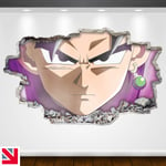 BLACK GOKU DRAGONBALL SUPER ANIME Wall Sticker Decal Vinyl Art A4