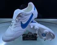 Nike Premier III Football Boots SG Studs - UK 8 - White Leather - RRP £110