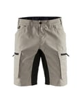 Shorts service med stretch paneler stein/svart