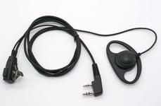 D Shape Hanger Earphone Earpiece FOR KENWOOD TYT F8 BAOFENG 5R UV10 Radio 2 PIN