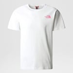 The North Face Girls' Relaxed Redbox T-Shirt TNF White (82EB FN4)