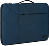 Housse Ordinateur 13,3-15,6 Pouces Imperméable Sacoche Pc Portable Antichoc Pochette Ordinateur Pour Homme Femme Noir