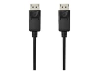 Nedis - Displayport-Kabel - Displayport (Hane) Rak Till Displayport (Hane) Rak - Displayport 1.4 - 3 M - Formpressad, Rund, Stöd För 8K - Svart