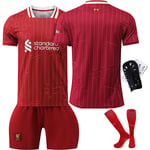 Liverpool Tröja Nr 11 Salah 9 Firmino 66 Arnold 10 McAllister Fotbollströja Utan Nummer, Strumpor och Skyddsutrustning No-number socks and protective gear XS