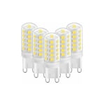 Lablanc - Lot de 5 Ampoule led G9 3W Blanc Naturel 4000K, Ampoules led G9 420LM, Équivalent à une ampoule halogène 28W 40W, Ampoules led G9 Maïs pour