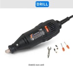 Perceuse électrique,outil électrique,mini perceuse,bricolage à distance,ensemble d'outils polis gravés pour perceuse Dremel 3000 4000 polissage meulage coupe - Type Drill