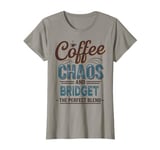 Bridget Personalized Cute Coffee Girls Bridget Name T-Shirt