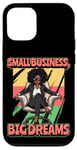 iPhone 12/12 Pro Small Business Big Dreams Curly Black Afro Woman CEO Case