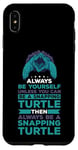 Coque pour iPhone XS Max Turtle Snapping What Can I Say Aligator Tortue cassante