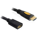 Delock HDMI Extension Cable A-A Male/Male 1.4m (S) 2m