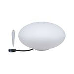 Plug & Shine Stone 35 cm 2,8 W 3000 Kelvin IP67 - Med jordspyd - Hvit