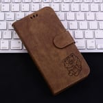 Yhteensopiva Oneplus 10 Pro 5g kohokuvioidun Cute Tiger Flip Folio -lompakkokotelon korttitaskupidikkeen kannen kanssa