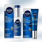 NIVEA MEN ACTIVE AGE Routine visage, Soins pour homme anti-âge comprenant un soin de jour enrichi en créatine & caféine et un soin contour de l'œil à l'acide hyaluronique